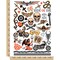 Biker Skulls Motorcycle Club Temporary Tattoo Water Resistant Fake Body Art Set Collection
